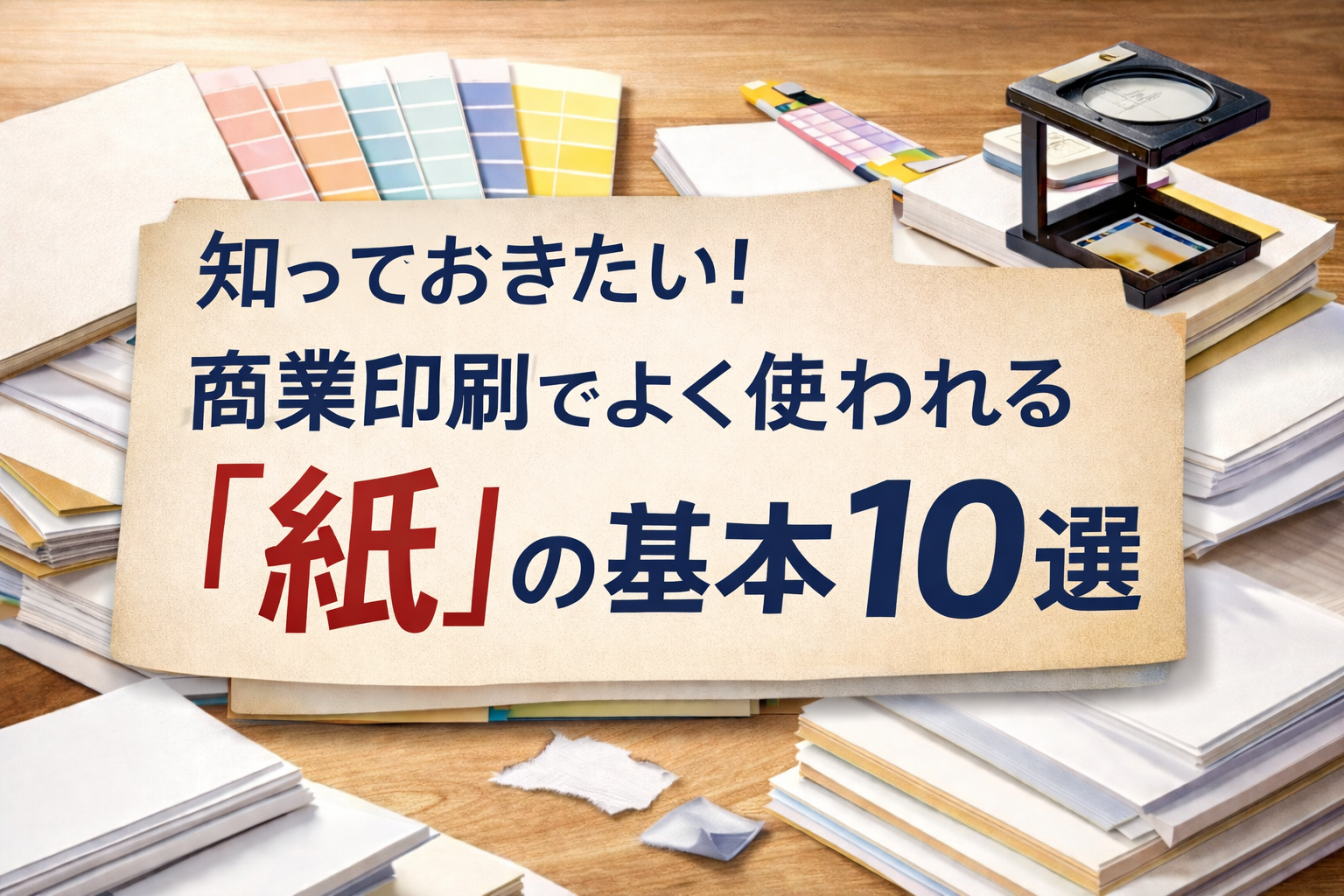 知っておきたい！商業印刷でよく使われる「紙」の基本10選 | 株式会社ミユキ印刷 MIYUKI PRINTING CO., LTD.