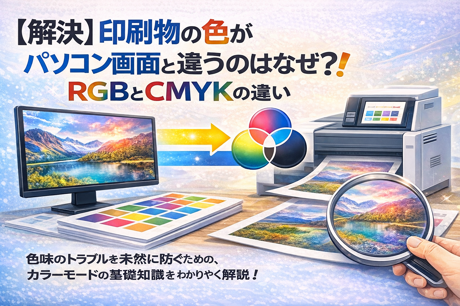 【解決】印刷物の色がパソコン画面と違うのはなぜ？ | 株式会社ミユキ印刷 MIYUKI PRINTING CO., LTD.
